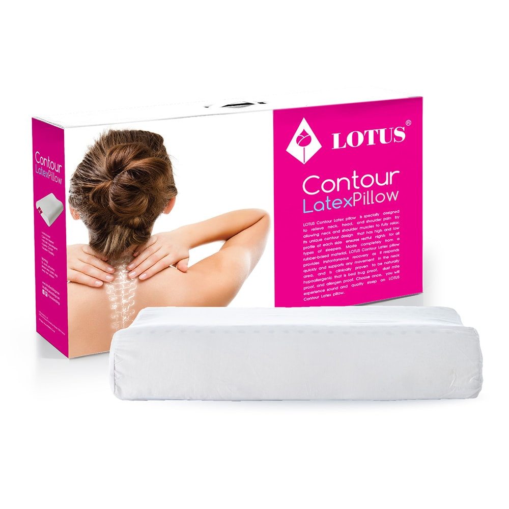 Cervical contour pillow outlet latex