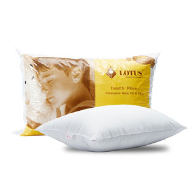 หมอนหนุนใยสังเคราะห์ Lotus รุ่น Health Pillow Lotus Bedding