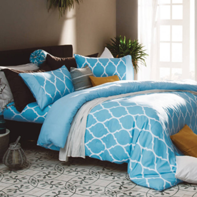 ชุดผ้าปูที่นอน Lotus รุ่น Melbourne พร้อมผ้านวม LMB02B Lotus Bedding